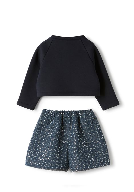 Set cardigan e shorts IL GUFO | A25GDF0012M0154497